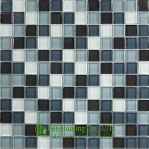 Wholesale Wall &amp;Floor Used Glass Mosaic Tiles,Mixed Color Glass Crystal Mosaic Tile for Residential from china suppliers