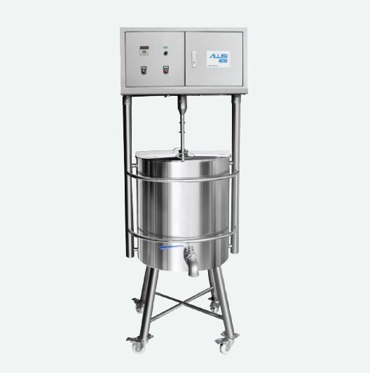 Stainless Steel Mixing Tank Heating Raw Material Mascara Homogenizer Lipstick