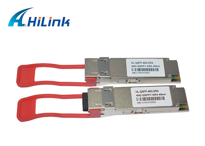 Duplex LC Connector QSFP+ Transceiver 40G Dual LC QSFP-40G-ER4 40km 1270~1330nm CWDM4