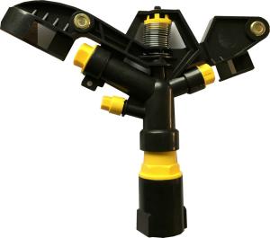 Wholesale 1 Inch Impact Sprinkler Full Circle Sprinklers With 3 ways Garden irrigation from china suppliers