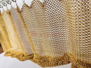 Wholesale 12mm Hanging Stainless Steel Chainmail Curtain For Exterior Wall Cladding from china suppliers
