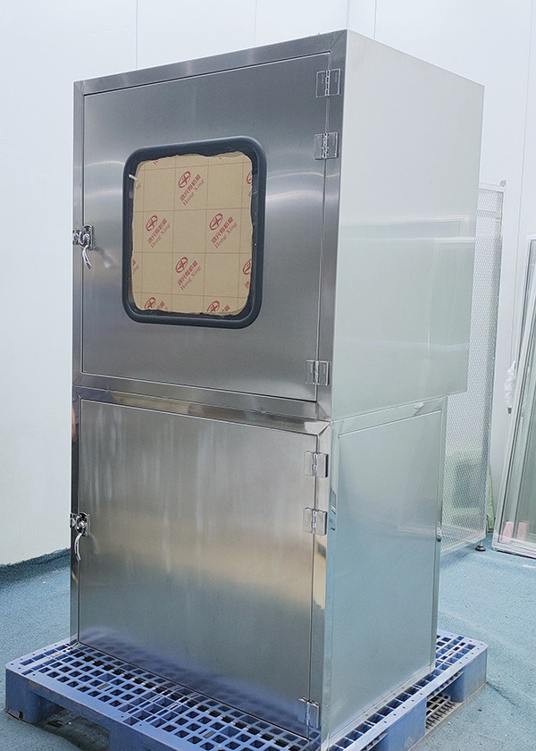 SS304 Air Shower Pass Box For Cleanroom With Mechanical Interlock