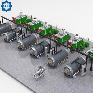 Wholesale Fully Continuous Waste Tyre Plastic Recycling To Fuel Oil Pyrolysis Plant from china suppliers