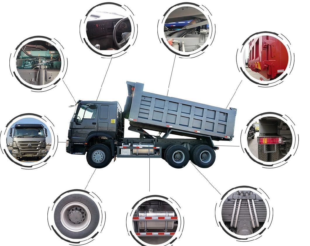 Sinotruck HOWO 6*4 Dump Truck Secondhand Truck with Different Color