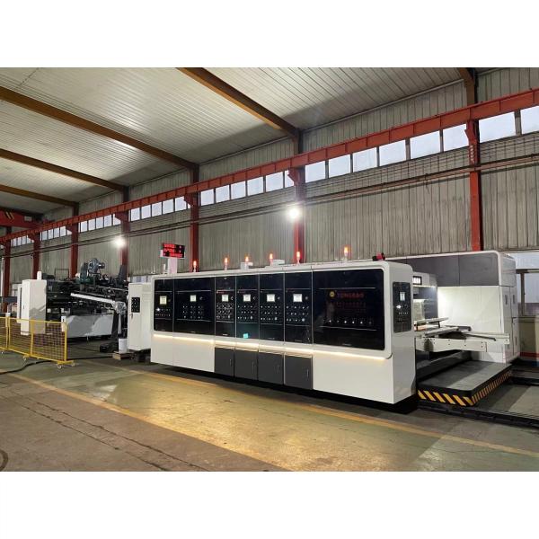 1200mm Automatic Corrugated Cardboard Printing Slotter Die Cutting Folding