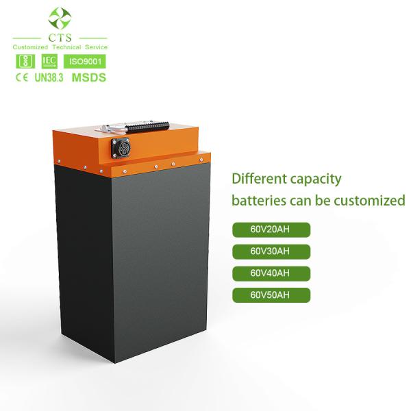 60V 72V Rechargeable Lithium Ion Battery For Escooter 20Ah 30Ah 40Ah battery for