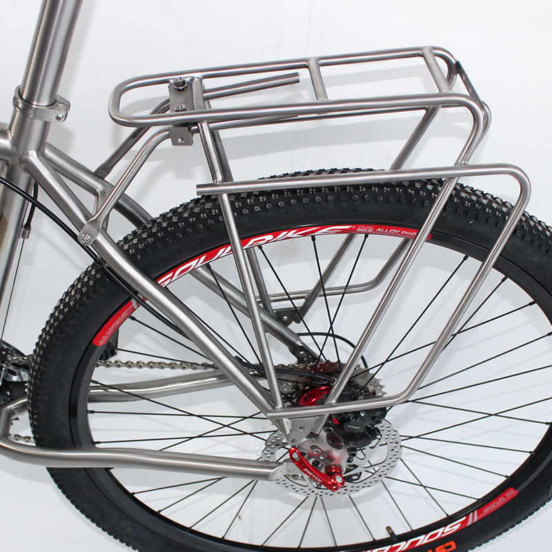 Anti Rust Titanium Bike Components Bike Carrier Pannier Customized Service