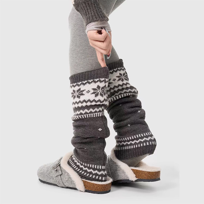Christmas Holiday Pattern Women Leg Warmers Cozy Winter Leg Warmers Socks