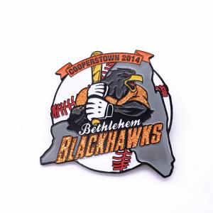 Wholesale Cutely Sports Trading Pins Dye Black Metal Iron Soft Enamel Glitter Enamel Pins from china suppliers