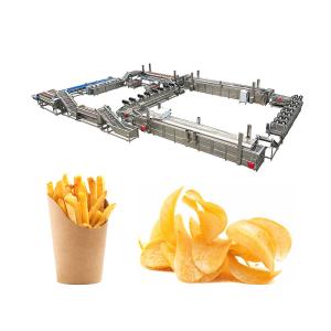 Wholesale 300kg/h Capacity Fully Automatic Potato Chip Making Machine Washing fruits vegetables from china suppliers