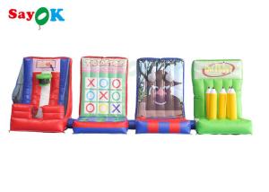 Wholesale Interactive Tarpaulin Inflatable Sports Games For Team Building Screen Printing from china suppliers