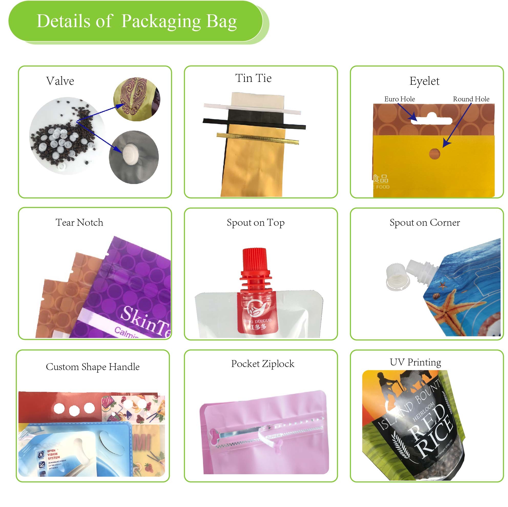 Food Grade Aluminum Foil Coffee Sachet Bag Flat Bottom 300 Micron With Zipper Valve