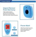 ABS Material Non Contact Forehead Scan Thermometer Blue / Pink Color