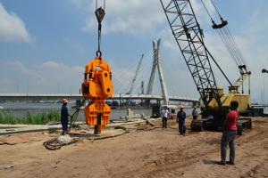 Wholesale PLC Control Steel Pile Foundation Machine For Construction Sites from china suppliers