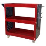 Garage Metal Crs Plate Workshop Tool Trolley Cart