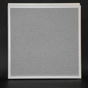Wholesale White Aluminum Perforated Hook Drop Suspended Metal Ceiling Tiles Non - Flammable from china suppliers