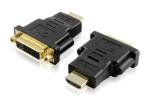 DVI(24+5)F female TO HDMI M male GOLD 1080P PC MAC ADAPTER CONVERTER HD