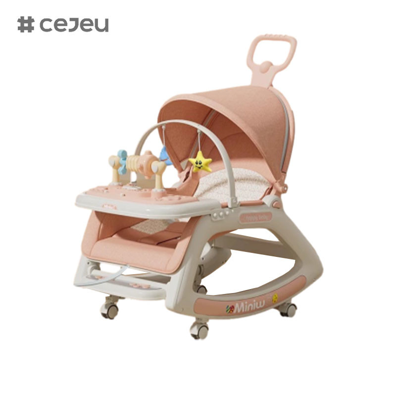 For boys and girls,CJ-718-4,Soothing chair coax baby artifact, 4 in 1,Swing pattern High chair pattern Fixed pattern