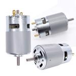 12v 24v DC Brush Motor Electrical Dc Worm Gear Motor For Treadmill Controller