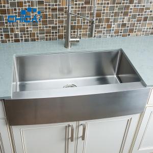 Wholesale Single Bowl Apron Front Stainless Steel Kitchen Sinks Handmade House Kitchen Sinks from china suppliers