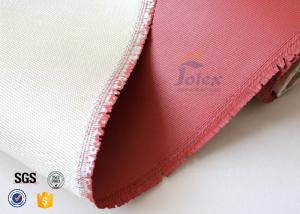 Wholesale 0.8mm High Silica Cloth High Temperature Silicone Coated Fiberglass from china suppliers