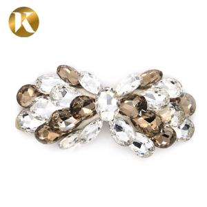 Wholesale Custom Women'S Decorative Shoe Clips High Rhinestone Bow Hair Ornaments from china suppliers