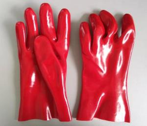 Wholesale EN388 300mm Oil Proof Pvc Rubber Protective Gloves Chemical Resistant from china suppliers
