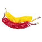 90mm Cycles Coiled Nylon Emergency Air Brake Hose Assembly for Semi Truck