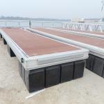 Anti UV LLDPE Floater For Marine Dock Yacht Ship Floating Platform Aluminum