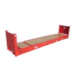 40ft 40' Steel Corten Steel Flat Rack Shipping Containers with Plywood Floor and
