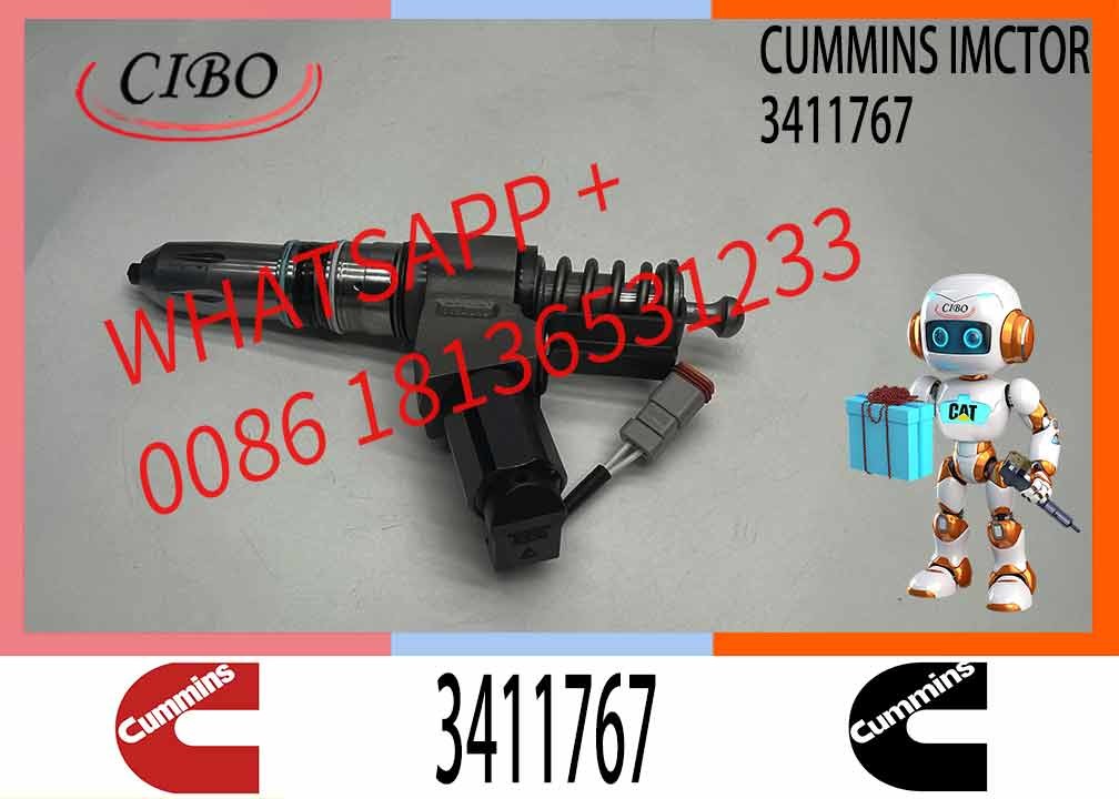 New High Quality Diesel N14 Common Rail Fuel Injector 3411766 3652541 3411767 3652542 for cummins N14