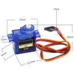 TIANKONGRC SG90 9g Micro Servo Motor, Miuzei Mini Servos Motor Kit Metal Gear