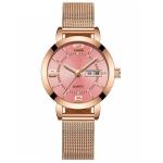 Calendar Waterproof Business Women Watch Japan Movt Womens Quartz Watch 3ATM