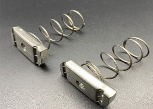 Wholesale Silver Color Ss316 Strut Channel Nut Cold Rolled With Springs 6MM Thickness from china suppliers