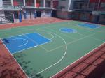 Moisture Proof PU Acrylic Tennis Court Athletic Track 2mm Thickness