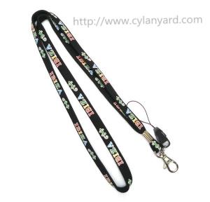 Wholesale Lanyard maker for designer tubular polyester lanyard with metal clasp hook, logo printed, from china suppliers