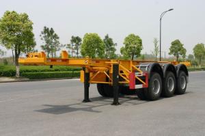 Wholesale 40ft Carbon-steel Skeletal Container Trailer Chassis (Rear 3 FUWA axles) from china suppliers