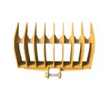 High quality strength wear resistance material excavator rake bucket for mini