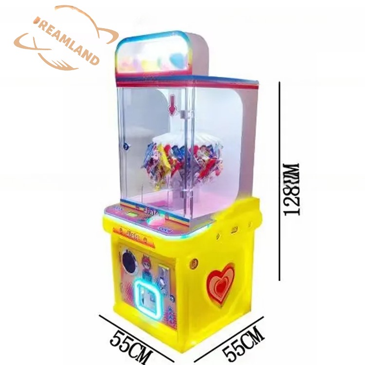 Dreamland Mini Coin Operated Cheap Amusement Gift Game Machine Children Clip Sticker Card Clamp Machine