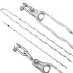 Aluminum Full Tension Guy Grip Suspension Clamps for Overhead Cables Durable