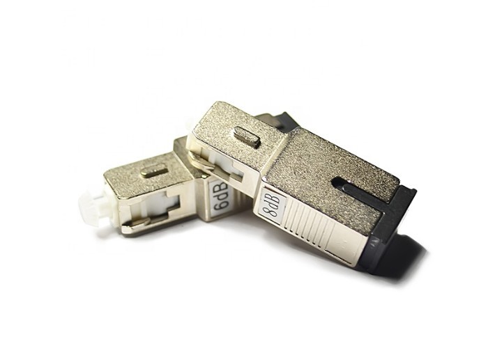 Fixed Or Plug Type Fiber Optic SC LC FC ST attenuator Multimode Plastic Or Metal Housing