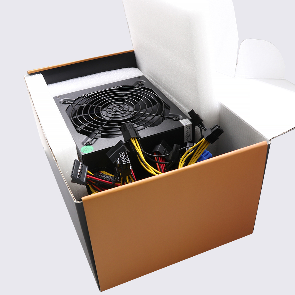 Power Supply PSU 1600W 1800W 2000W Multipath Case power supply 90plus+ gold PSU Switching LED Power Supply