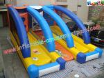 Reinforced Safe Inflatable Sports Games Football / Soccer Goal Post CE / EN14960