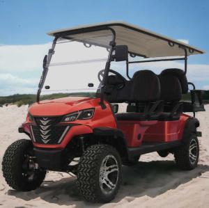 Wholesale 6 Seater Electric Golf Buggy Long Range 12 Inch Tire Club Golf Cart Delivery to Your Home from china suppliers