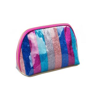 Wholesale Fashion PU Waterproof Beauty Shiny Makeup Bag from china suppliers