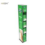 Floor Green Metal Pet Store Displays Stand with Label Holder for Sale