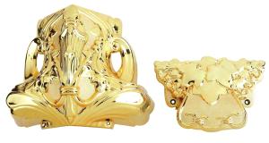 Wholesale Premium Quality Funeral Products 24K Gold Color For Wooden Casket Handle from china suppliers