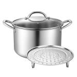 Wholesale Top Seller Kitchen Cooking Steamer Pot Induction Stainless Steel 410