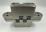 Mini Wooden Box Satin Nickel Heavy Duty Hidden Hinges , Concealed Gate Hinges