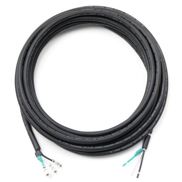 Shielded Power Cable Assembly with Female Crimp Terminals – UL2464 20AWG